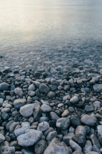 Stones on the shore in Croatia Stones on the shore in Croatia